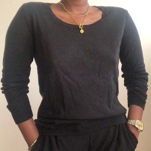 Black Crew neck